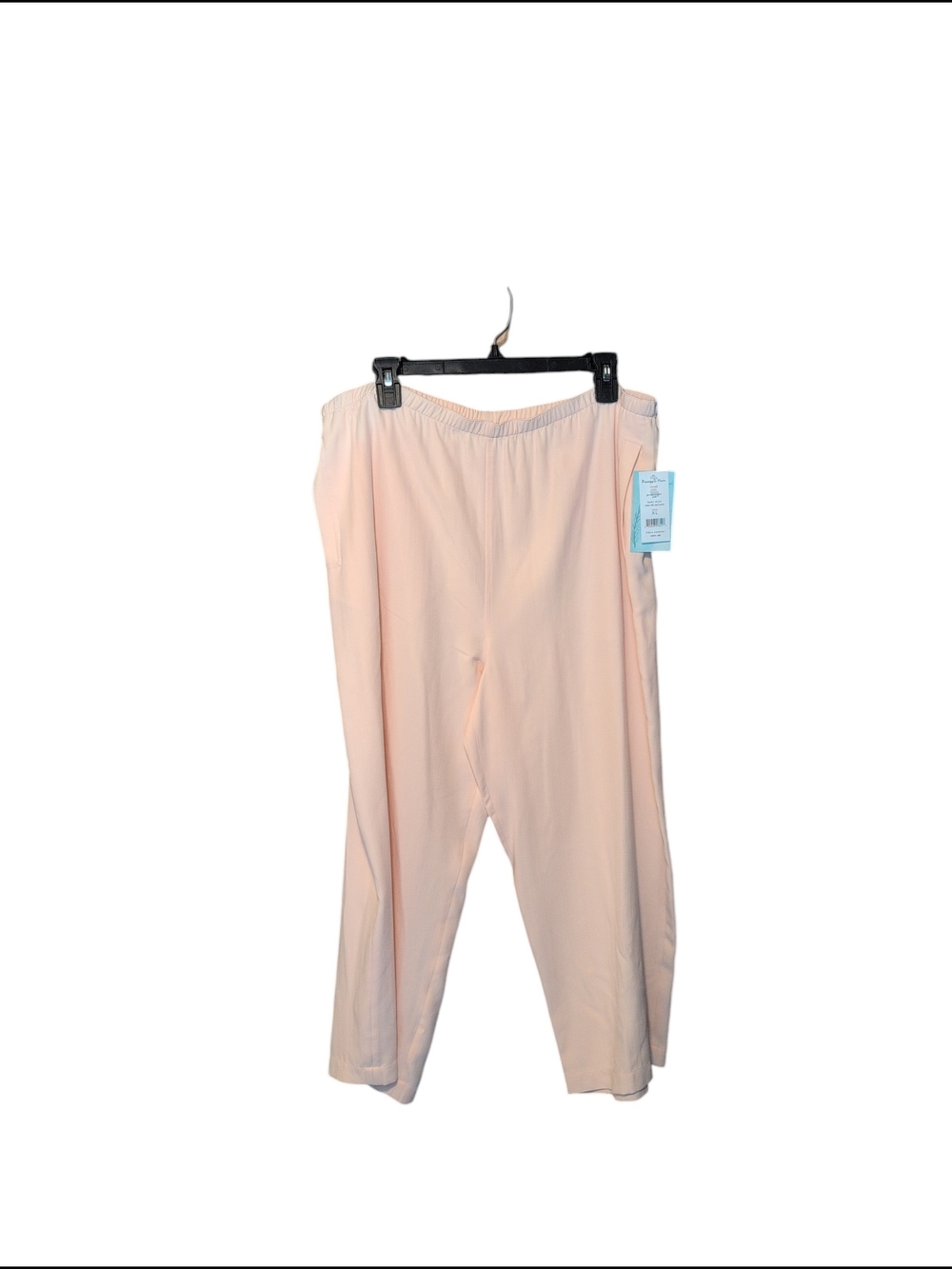 NWT- 100% Silk Light Pink Capris - Pineapple Moon Size XL